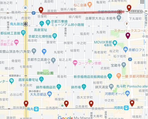 御池通街邊