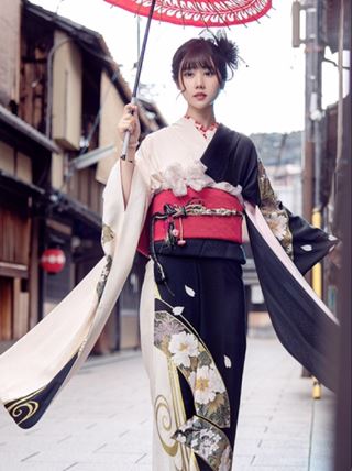 櫻花和服振袖