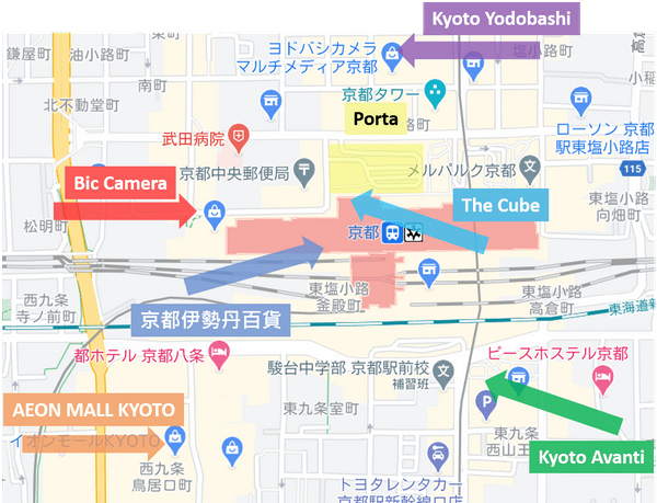 京都車站周遭