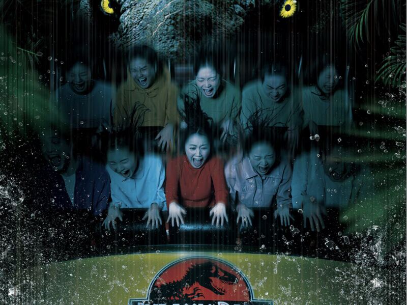 環球影城萬聖節侏儸紀公園乘船遊